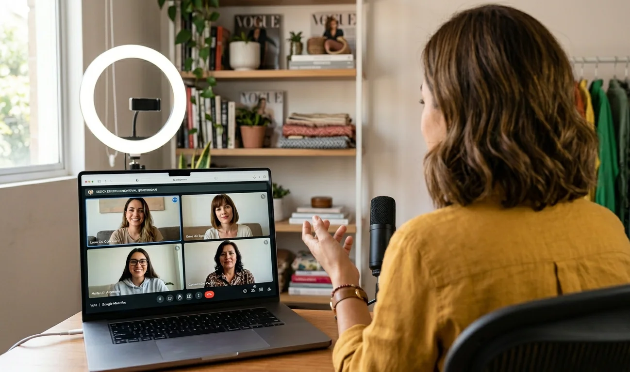Asesoría de imagen grupal por Google Meet